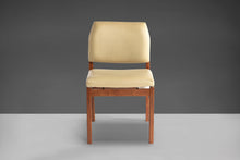 Load image into Gallery viewer, Set of Six (6) Dining Chairs in Walnut and Original Vinyl in the Manner of Jens Risom, c. 1960s-ABT Modern