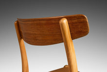 Load image into Gallery viewer, Set of Six ( 6 ) Early Hans Wegner CH23 Dining Chairs for Carl Hansen and Søn in Oak & Teak w/ New Leather Seats, Denmark, c. 1950s-ABT Modern