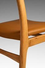Load image into Gallery viewer, Set of Six ( 6 ) Early Hans Wegner CH23 Dining Chairs for Carl Hansen and Søn in Oak & Teak w/ New Leather Seats, Denmark, c. 1950s-ABT Modern