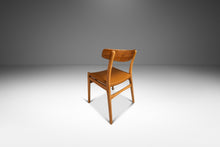 Load image into Gallery viewer, Set of Six ( 6 ) Early Hans Wegner CH23 Dining Chairs for Carl Hansen and Søn in Oak & Teak w/ New Leather Seats, Denmark, c. 1950s-ABT Modern