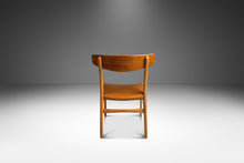 Load image into Gallery viewer, Set of Six ( 6 ) Early Hans Wegner CH23 Dining Chairs for Carl Hansen and Søn in Oak & Teak w/ New Leather Seats, Denmark, c. 1950s-ABT Modern