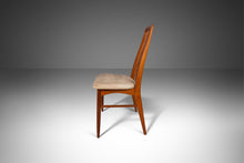 Load image into Gallery viewer, Set of Six (6) Eva Dining Chairs w/ Sculpted Backs in Teak by Niels Koefoed for Koefoeds Hornslet, Denmark, c. 1960s-ABT Modern