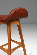 Load image into Gallery viewer, Set of Six ( 6 ) Mid-Century Danish Modern Model OD-61 Counter Height Bar Stools by Erik Buch for O.D. Mobler, Denmark, 1960's-ABT Modern