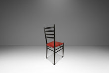 Load image into Gallery viewer, Set of Six (6) Mid-Century Italian Modern Dining Chairs w/ New Vinyl Upholstery Designed After Gio Ponti, Italy, c. 1960's-ABT Modern