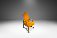 Load image into Gallery viewer, Set of Six (6) Mid-Century Modern Dining Chairs in Original Canary Yellow Upholstery in the Manner of Milo Baughman, USA, c. 1960's-ABT Modern