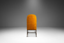 Load image into Gallery viewer, Set of Six (6) Mid-Century Modern Dining Chairs in Original Canary Yellow Upholstery in the Manner of Milo Baughman, USA, c. 1960's-ABT Modern