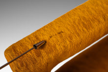 Load image into Gallery viewer, Set of Six (6) Mid-Century Modern Dining Chairs in Original Canary Yellow Upholstery in the Manner of Milo Baughman, USA, c. 1960's-ABT Modern