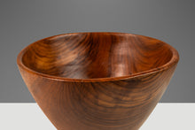 Load image into Gallery viewer, Set of Six ( 6 ) Mid-Century Organic Modern Wood-Turned Salad / Serving Bowls in Solid Burmese Teak, c. 1970's-ABT Modern