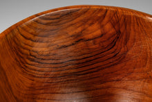 Load image into Gallery viewer, Set of Six ( 6 ) Mid-Century Organic Modern Wood-Turned Salad / Serving Bowls in Solid Burmese Teak, c. 1970's-ABT Modern