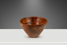 Load image into Gallery viewer, Set of Six ( 6 ) Mid-Century Organic Modern Wood-Turned Salad / Serving Bowls in Solid Burmese Teak, c. 1970's-ABT Modern