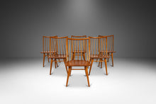 Load image into Gallery viewer, Set of Six ( 6 ) Model 7408 Windsor Dining Chairs in Birch by Leslie Diamond for Conant Ball Modernmates Line, USA, 1956-ABT Modern
