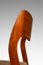 Load image into Gallery viewer, Set of Six (6) Møller Model #71 Dining Chairs in Solid Teak Original Fabric & by Niels Møller for J.L. Møllers Møbelfabrik, Denmark, 1960's-ABT Modern
