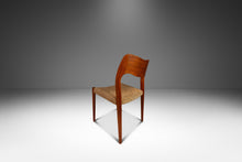 Load image into Gallery viewer, Set of Six (6) Møller Model #71 Dining Chairs in Solid Teak Original Fabric & by Niels Møller for J.L. Møllers Møbelfabrik, Denmark, 1960's-ABT Modern