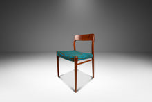 Load image into Gallery viewer, Set of Six (6) Moller Model 75 Dining Chairs by Niels Møller for J.L. Møllers in Pierre Frey Mombasa Turquoise Fabric , Denmark, 1960s-ABT Modern