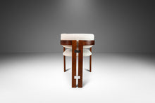 Load image into Gallery viewer, Set of Six (6) "Pamplona" Arm Dining Chairs in Rosewood & White Bouclé After Augusto Savini, c. 1970's-ABT Modern