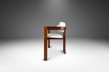 Load image into Gallery viewer, Set of Six (6) "Pamplona" Arm Dining Chairs in Rosewood & White Bouclé After Augusto Savini, c. 1970's-ABT Modern