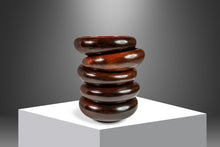Load image into Gallery viewer, Set of Ten (10) Danish Organic Modern Minimalist Hand-Turned Serving Bowls in Solid Cherry Wood, USA, c. 1960's-ABT Modern