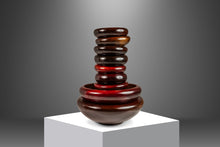 Load image into Gallery viewer, Set of Ten (10) Danish Organic Modern Minimalist Hand-Turned Serving Bowls in Solid Cherry Wood, USA, c. 1960's-ABT Modern