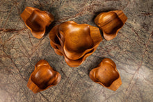 Load image into Gallery viewer, Set of Ten ( 10 ) Mid-Century Organic Modern Serving Bowls Carved from Solid Walnut, USA, c. 1960's-ABT Modern