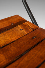 Load image into Gallery viewer, Set of Three ( 3 ) MCM Wrought Iron Bar Stools in Maple & Raffia Rope for by Arthur Umanoff for Raymor, USA, c. 1960s-ABT Modern