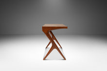 Load image into Gallery viewer, Set of Three (3) Mid-Century Italian Modern Nesting Tables in Solid Walnut In the Manner of Ico Parisi, Italy, c. 1960s-ABT Modern