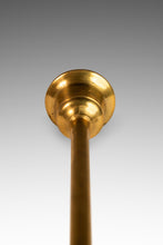 Load image into Gallery viewer, Set of Three ( 3 ) Mid-Century Modern Bauhaus Graduated Brass Tulip-Shaped Candlestick Holders, USA, c. 1960s-ABT Modern