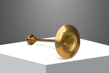 Load image into Gallery viewer, Set of Three ( 3 ) Mid-Century Modern Bauhaus Graduated Brass Tulip-Shaped Candlestick Holders, USA, c. 1960s-ABT Modern