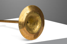 Load image into Gallery viewer, Set of Three ( 3 ) Mid-Century Modern Bauhaus Graduated Brass Tulip-Shaped Candlestick Holders, USA, c. 1960s-ABT Modern