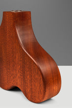 Load image into Gallery viewer, Set of Three ( 3 ) Organic Modern Bud-Propagation Vases Carved in Solid African Sapele by Mark Leblanc for Leblanc Studios, USA, c. 2020s-ABT Modern