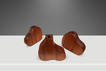 Load image into Gallery viewer, Set of Three ( 3 ) Organic Modern Bud-Propagation Vases Carved in Solid African Sapele by Mark Leblanc for Leblanc Studios, USA, c. 2020s-ABT Modern