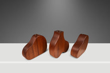 Load image into Gallery viewer, Set of Three ( 3 ) Organic Modern Bud-Propagation Vases Carved in Solid African Sapele by Mark Leblanc for Leblanc Studios, USA, c. 2020s-ABT Modern