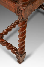 Load image into Gallery viewer, Set of Two ( 2 ) Antique 18th Century Jacobean Stuart Baroque Styled Hand-Carved Armchairs in Oak & Cane, England, c. 1890s-ABT Modern