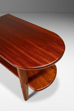Load image into Gallery viewer, Set of Two (2) Art Deco Mid-Century Modern Custom-Made Occasional End Tables in Solid Mahogany, USA, c. 1940s-ABT Modern