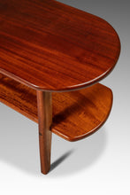Load image into Gallery viewer, Set of Two (2) Art Deco Mid-Century Modern Custom-Made Occasional End Tables in Solid Mahogany, USA, c. 1940s-ABT Modern