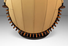 Load image into Gallery viewer, Set of Two (2) Art Deco Organic Modern "Luxor" Armchair / Lounge Chairs in Leather, Spruce & Palmwood by Pacific Green, Australia, c. 2000s-ABT Modern