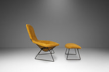 Load image into Gallery viewer, Set of Two (2) Authentic Bird Lounge Chairs w/ Matching Ottomans in Bouclé by Harry Bertoia for Knoll, USA, c. 1960's-ABT Modern