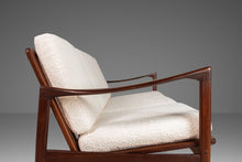 Load image into Gallery viewer, Set of Two (2) Danish Kandidaten Three-Seater Sofas in Knoll Bouclé by Ib Kofod-Larsen for Olof Person, Sweden, c. 1962-ABT Modern
