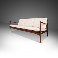 Load image into Gallery viewer, Set of Two (2) Danish Kandidaten Three-Seater Sofas in Knoll Bouclé by Ib Kofod-Larsen for Olof Person, Sweden, c. 1962-ABT Modern