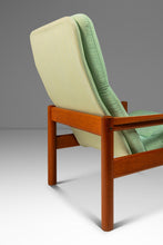 Load image into Gallery viewer, Set of Two ( 2 ) Danish Mid-Century Modern Lounge Chairs & Ottomans w/ Matching Side Table in Teak by Domino Møbler, Denmark, c. 1970's-ABT Modern