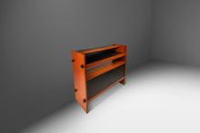 Load image into Gallery viewer, Set of Two (2) Danish Mid-Century Modern Minimalist Two Tone Dry Bars / Room Dividers in Teak, Denmark, c. 1970s-ABT Modern