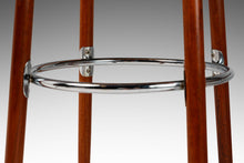 Load image into Gallery viewer, Set of Two (2) Danish Modern Barstools in Solid Teak & Leather by Hugo Frandsen for Spøttrup Mobler, Denmark, c. 1960's-ABT Modern