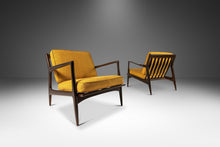 Load image into Gallery viewer, Set of Two (2) Danish Modern "Blade Arm" Lounge Chairs in Beech & Bouclé by Ib Kofod Larsen for Selig, Denmark, 1960's-ABT Modern