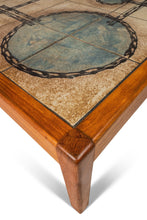 Load image into Gallery viewer, Set of Two (2) Danish Modern Coffee & Console Tables in Teak w/ Tile Inlay by Poul H. Poulsen for Gangsø Møbler, Denmark, c. 1970's-ABT Modern