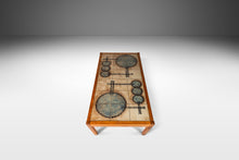 Load image into Gallery viewer, Set of Two (2) Danish Modern Coffee & Console Tables in Teak w/ Tile Inlay by Poul H. Poulsen for Gangsø Møbler, Denmark, c. 1970's-ABT Modern