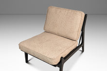 Load image into Gallery viewer, Set of Two (2) Danish Modern Ebonized Lounge Chairs in Bouclé Attributed to Ib Kofod Larsen for Selig, Denmark, c. 1950's-ABT Modern