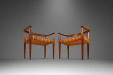 Load image into Gallery viewer, Set of Two (2) Danish Modern Model 113 Armchairs in Oak & Original Cane by Nanna Ditzel for Kolds Savvaerk, Denmark, c. 1950's-ABT Modern
