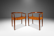 Load image into Gallery viewer, Set of Two (2) Danish Modern Model 113 Armchairs in Oak & Original Cane by Nanna Ditzel for Kolds Savvaerk, Denmark, c. 1950's-ABT Modern