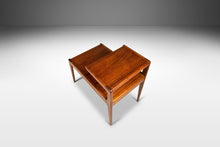 Load image into Gallery viewer, Set of Two (2) Danish Modern Two-Tier Side Tables in Teak by Kurt Østervig for Jason Møbler, Denmark, c. 1960's-ABT Modern