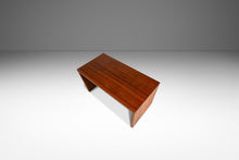Load image into Gallery viewer, Set of Two ( 2 ) Handmade Minimalist Custom-made Studio / Gallery Benches in Walnut, USA, c. 1980s-ABT Modern