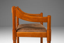 Load image into Gallery viewer, Set of Two (2) Italian Modern Model 892 "Carimate" Chairs in Beech & Leather by Vico Magistretti for Cassina, Italy, c. 1960's-ABT Modern